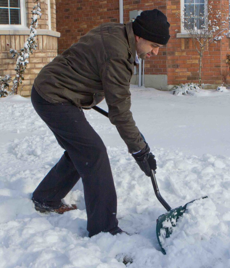 Lower back pain and snow shoveling Simply Align Rehab