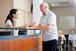 receptionist answering all physiotherapy services related questions